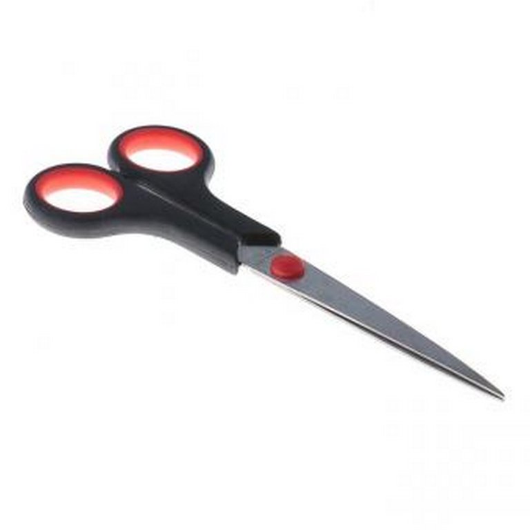 Ножницы 170 мм пластмас. эргоном. рукоятка с резиновыми вставками Attomex "Duo"