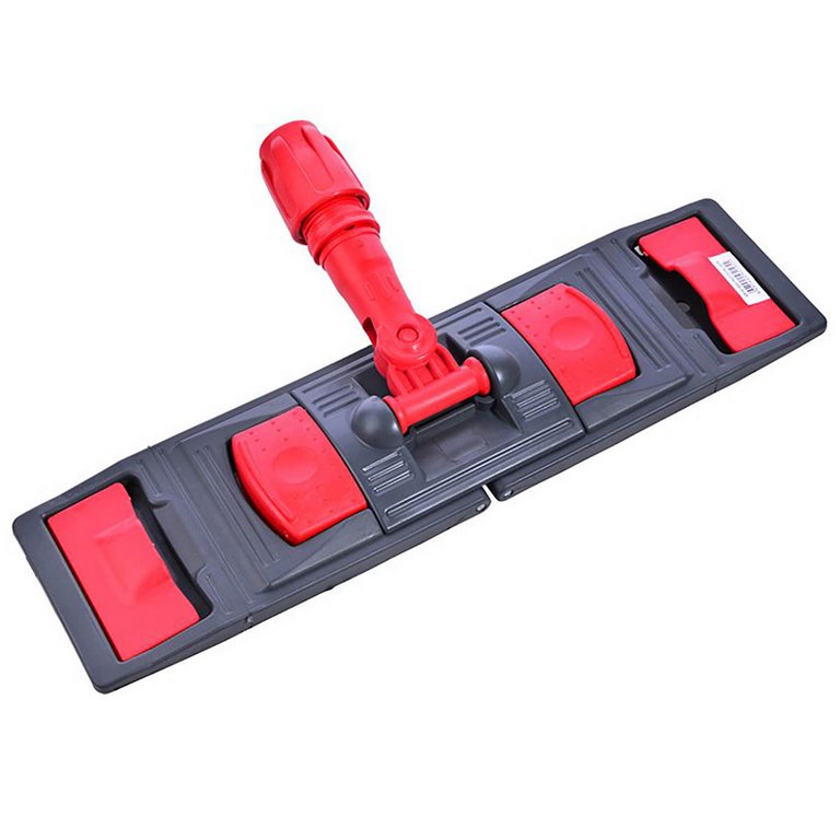 Держатель мопов 40х11 см пластик серо-красный