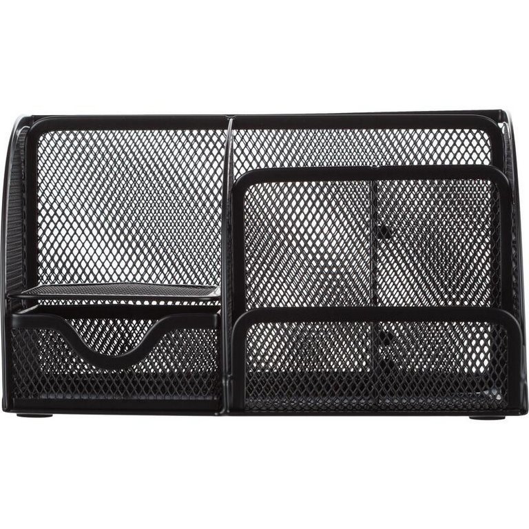 Подставка наст д/канц. принадлеж. металл, Attache 13*22*14 см 7 отд. черная