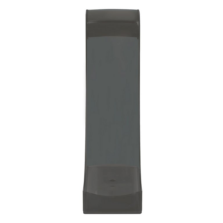 Лоток вертикальный 95 мм Стамм Эксперт с карманом, тонированный серый