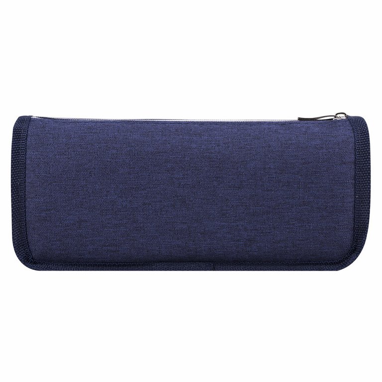 Пенал  для девочки Юнландия "Cats rulel" 21*9*6см, синий