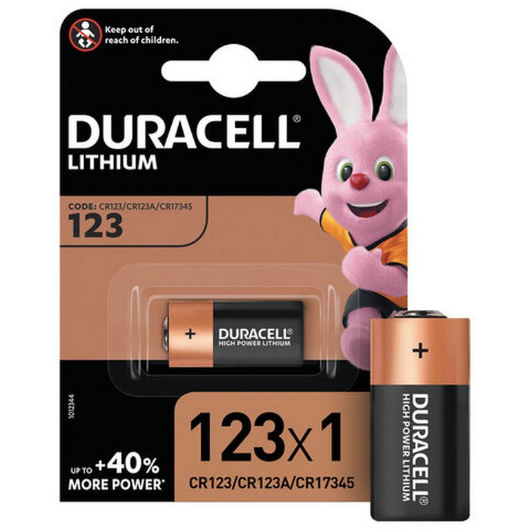 Батарейка литиевая CR123 3V Duracell