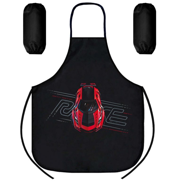 Фартук д/труда + нарукавники "Суперкар" Феникс+ (мал.  6-10 лет) 53*44,5 см