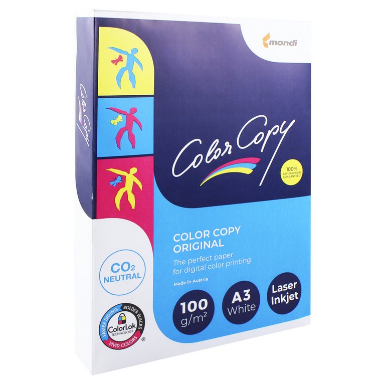 Бумага для полноцв. печати Color Copy А3 (297*420мм) 100 гр. (500л)
