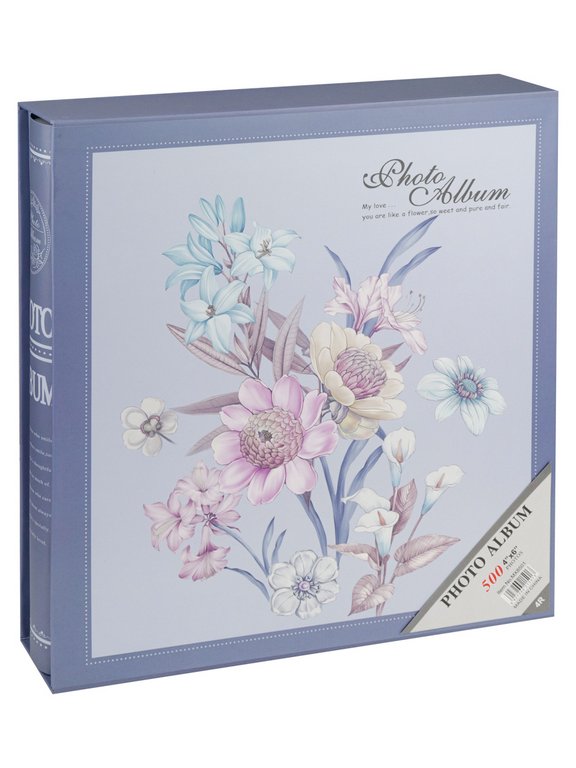 Фотоальбом 500 фото 10*15см "Весенняя радость, нежные цветы" твердая обложка, MILAND