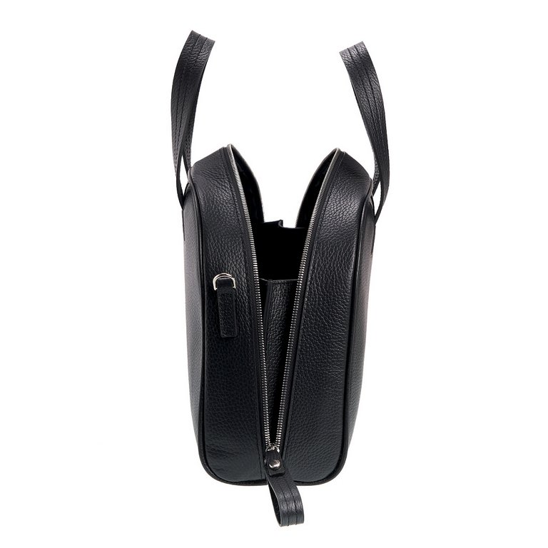 Сумка женская Dr.Koffer 31х25х11см см, нат.кожа черная