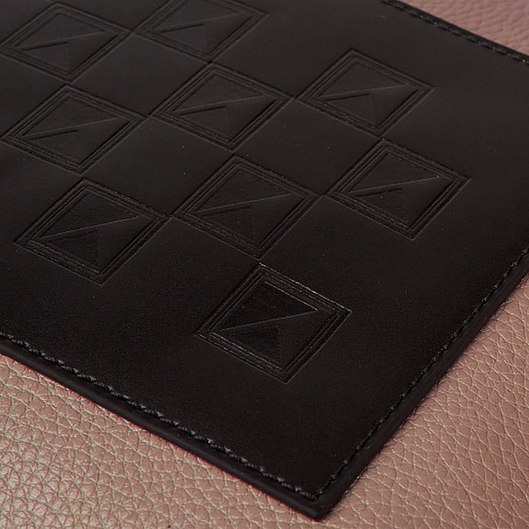 Сумка женская Dr.Koffer 23х19х5см см, нат.кожа, черн/розовая