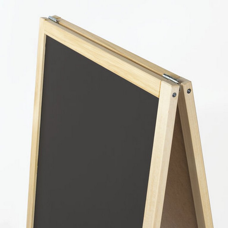 Доска двусторонняя 540*1090 мм маркерно-меловая  черн/бел, STAFF (рабочая пов-ть 48*80 см)