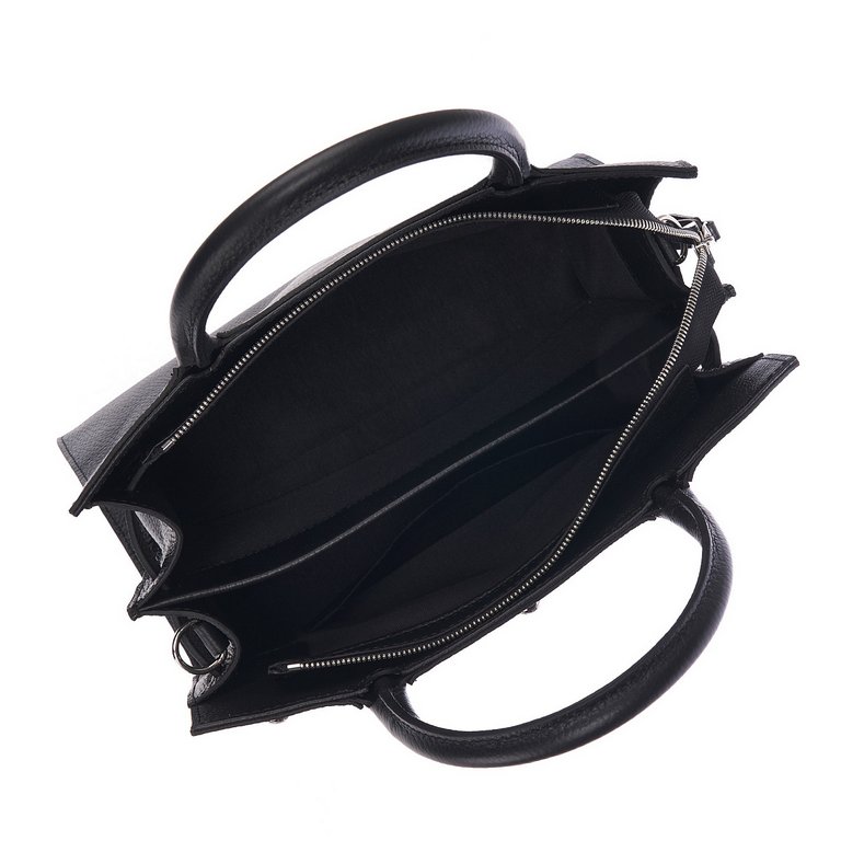 Сумка женская Dr.Koffer 32х26х11см см, нат.кожа черная