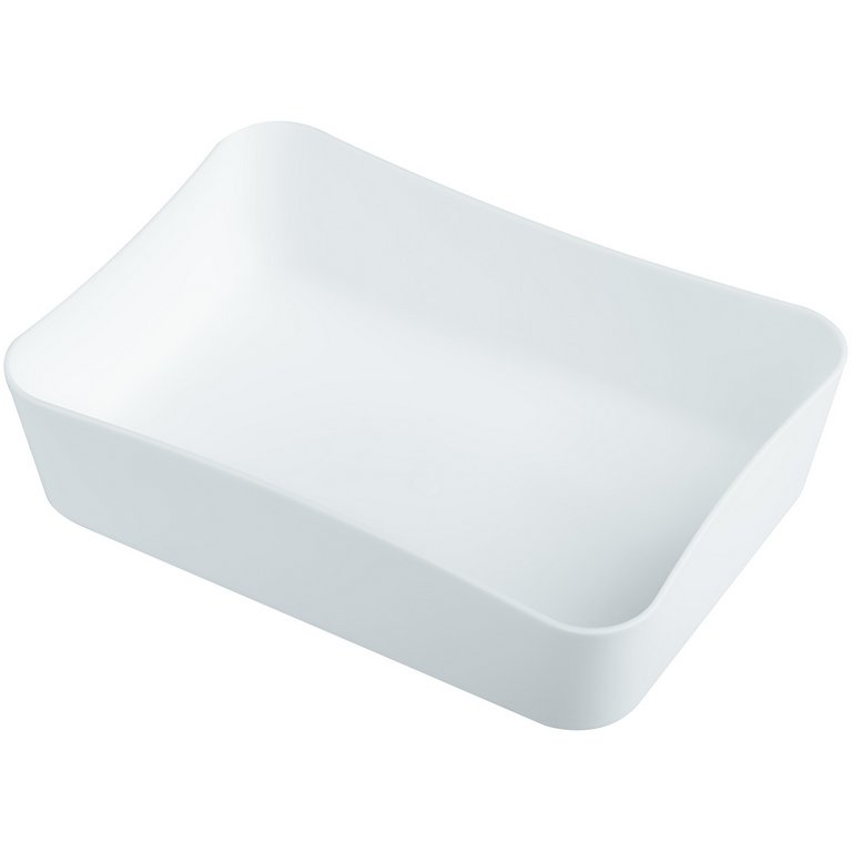 Лоток наст д/канц. принадлеж Стамм 130*178*44мм, белый