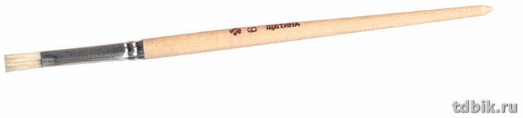 Кисть Щетина № 6 плоская оформительская ГРААЛЬ