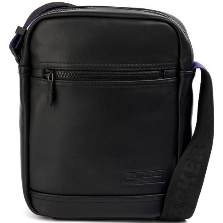 Сумка мужская Henry Backer полиэстер, на плечевом ремне, черная