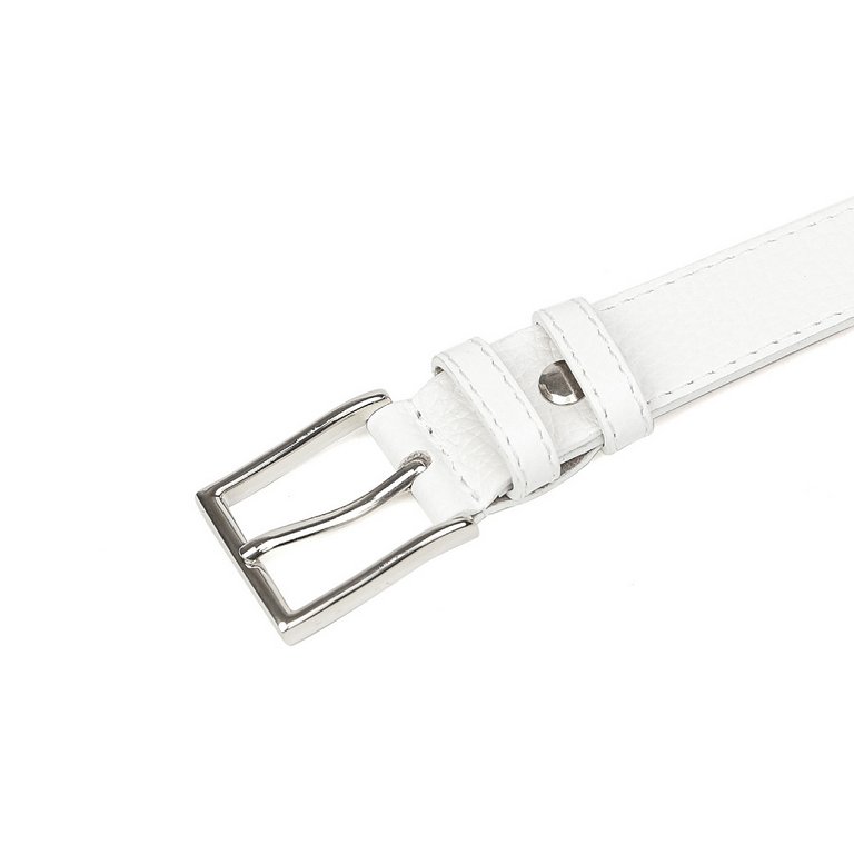 Ремень FABRETTI женский, натуральная кожа, размер 120, белый