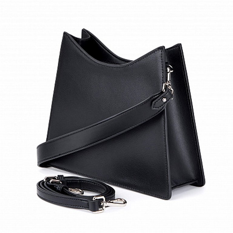 Сумка женская Jane's Story черная, нат. кожа