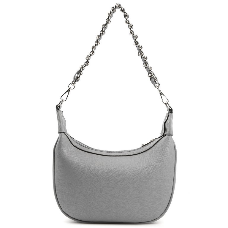 Сумка женская FABRETTI 29х21х8 см, искусст. кожа, серый