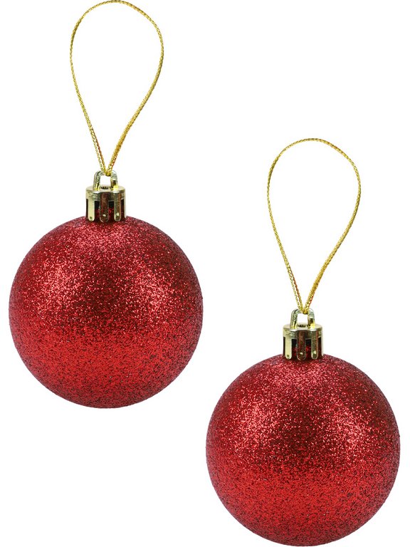 Набор шаров  цвет красный  60 мм 12 шт "Мечта"