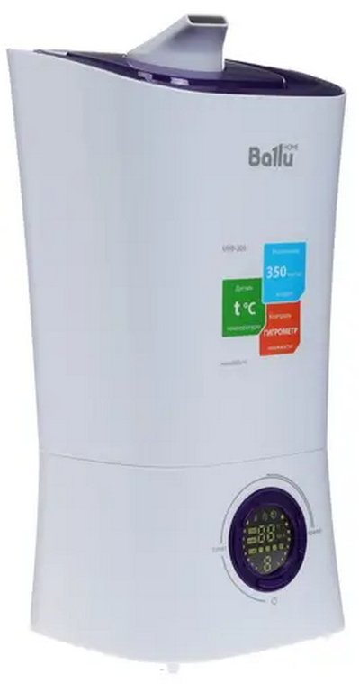 Увлажнитель воздуха Ballu UHB-205 23 Вт, 3.6л, 350мл/ч, ультразвуковой, ароматизация, белый