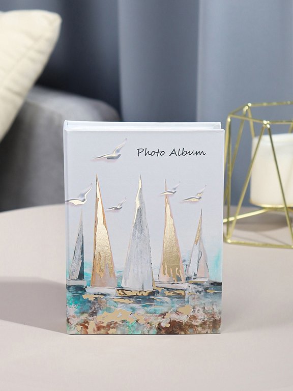 Фотоальбом  40 фото 10*15см твердая обложка "Морские паруса"