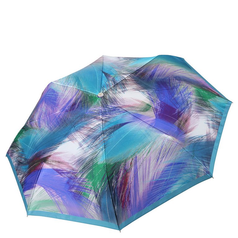 Зонт женский суперавтомат Fabretti, облегченный, 3 сложения, сатин