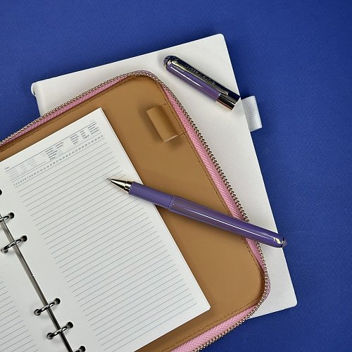 Ручка шариковая Bruno Visconti "Monaco Pearl" 0,5мм синяя (лавандовый корпус)