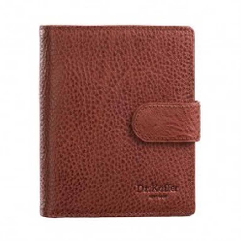 Портмоне Dr.Koffer с отдел. для вод.прав и ручкой (кожа), коньяк