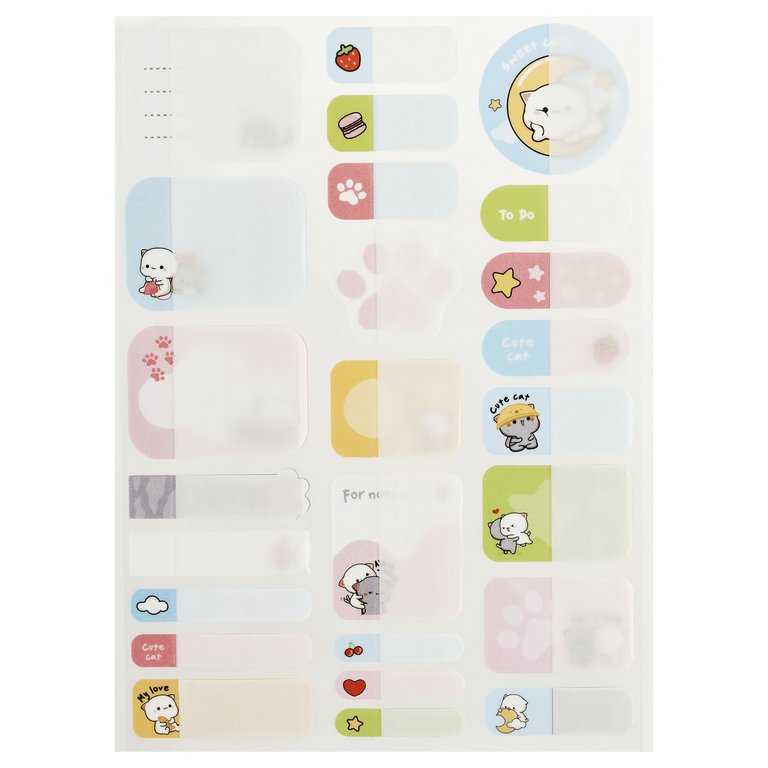 Наклейки для маркировки "Cute kittens" 11,5*20 см MESHU