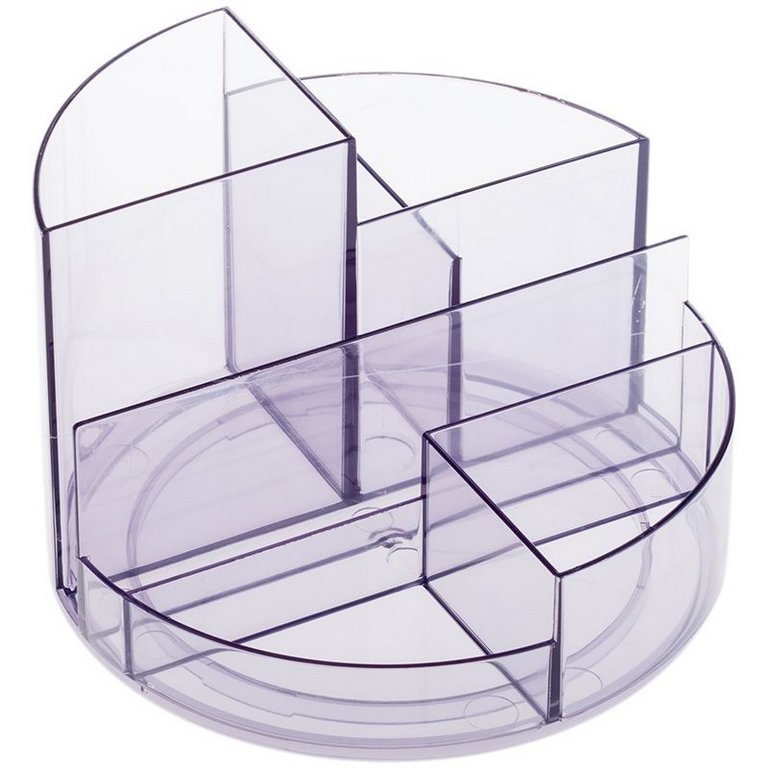 Подставка наст д/канц. принадлеж. Стамм "Профи" 7 отд. серая тониров.