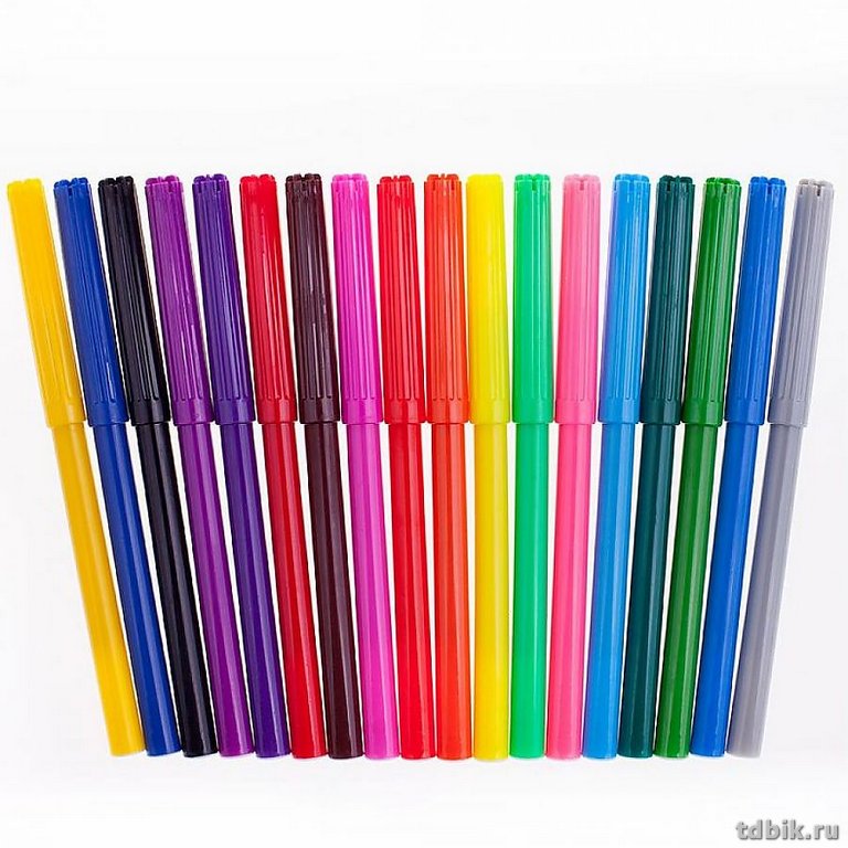 Фломастер 1 цв. в ассортименте