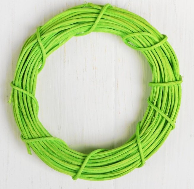 Декор природный Сухая лоза, длина 30 метров, цвет зеленый