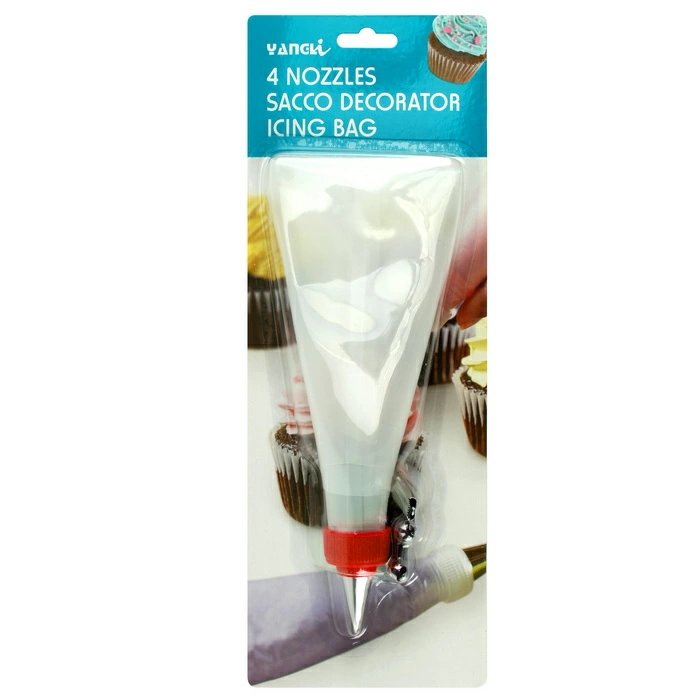 Мешок кондитерский с насадками (4шт)