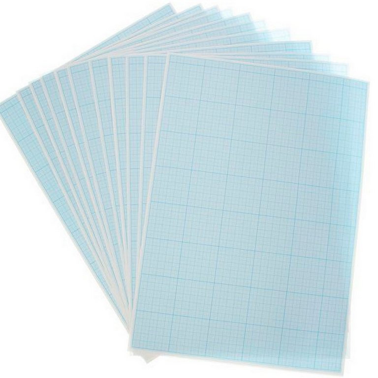 Миллиметровая бумага 594 мм*420 мм, А4, 20л., голубая