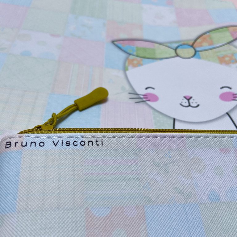 Папка на молнии А5+ (260*200 мм) кожзам "KITTEN AND BALL" BrunoVisconti