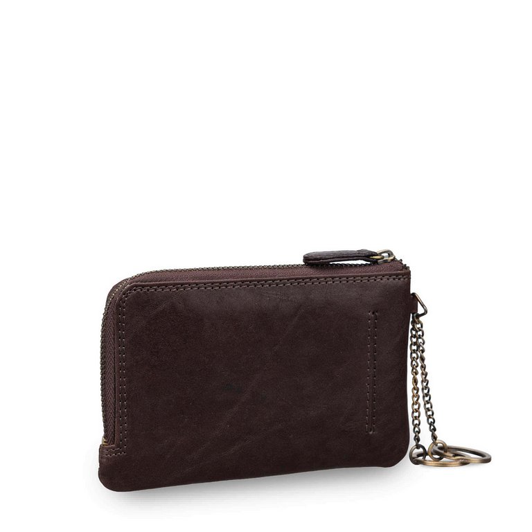 Футляр для ключей Dr.Koffer 9*14см, коричневый