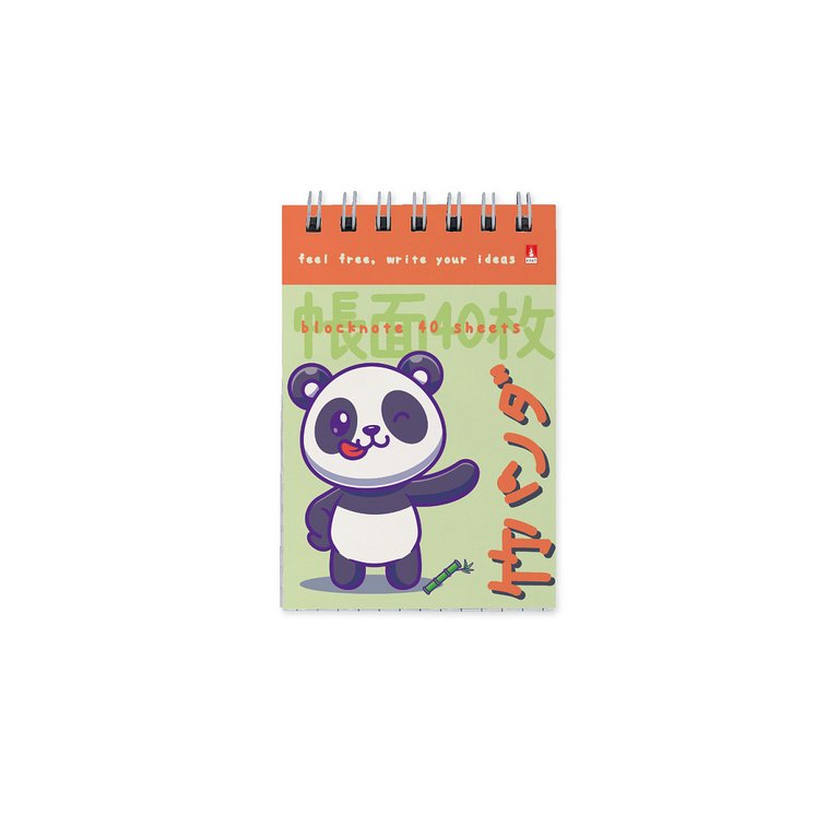 Блокнот А7  40л.,  68*101 мм, на гребне Альт "KAWAII ANIMALS" 4 вида