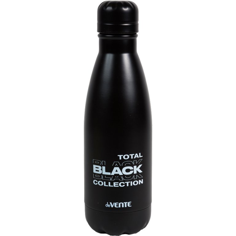 Термос-бутылка deVENTE "TOTAL BLACK" 350мл, цв. матовый черный