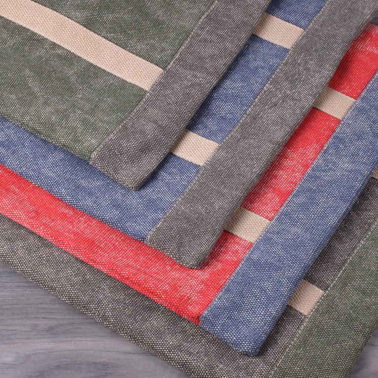 Сумка-шоппер Darvish "Холщовая" (на молнии) ассорти 31,5*35,5см