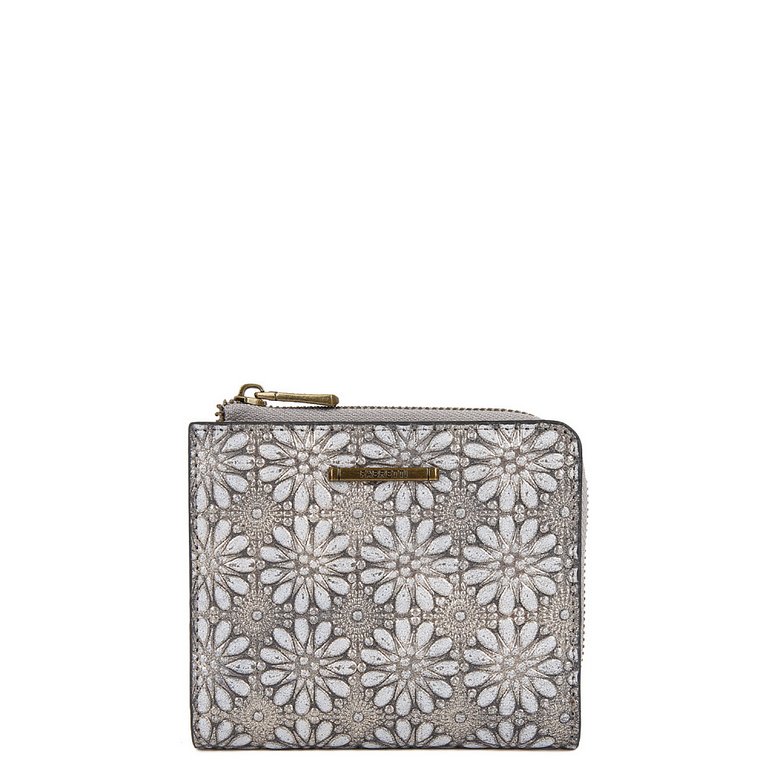 Портмоне FABRETTI женское, нат. кожа, 11*10*3см, бронзовый