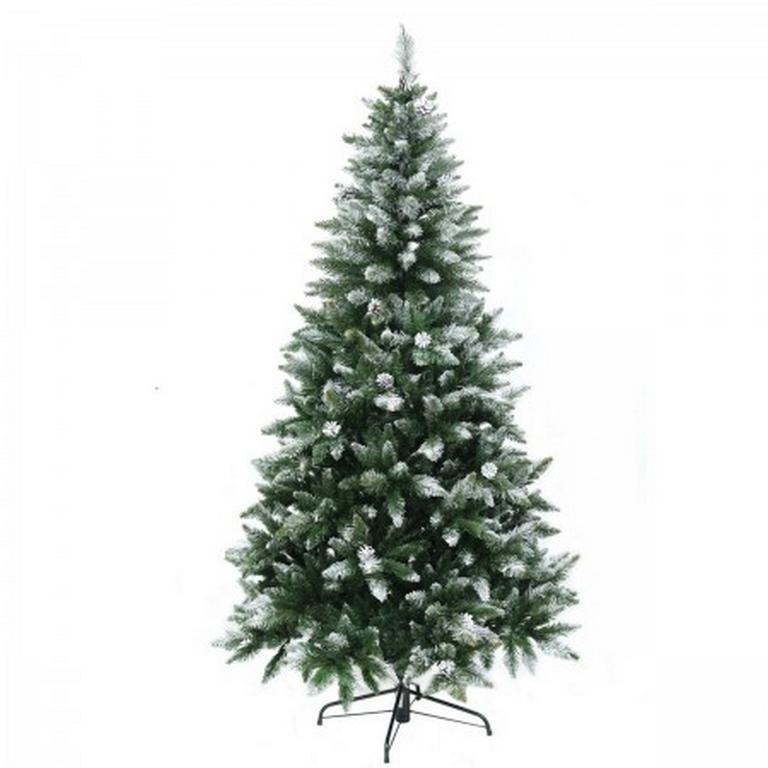 Ель декоративная  2,15 м "Снежная Симфония" с шишками (810веток, 17ярусов, d=112см) BEATREES