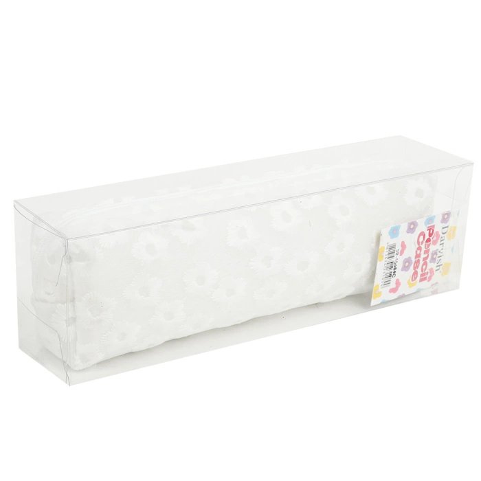 Пенал  для девочки Darvish 22*6,5*5,5см белый