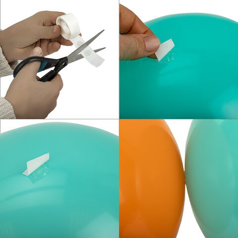 Клеевые точки для крепления воздушных шаров BRAUBERG KIDS (100 шт/уп)