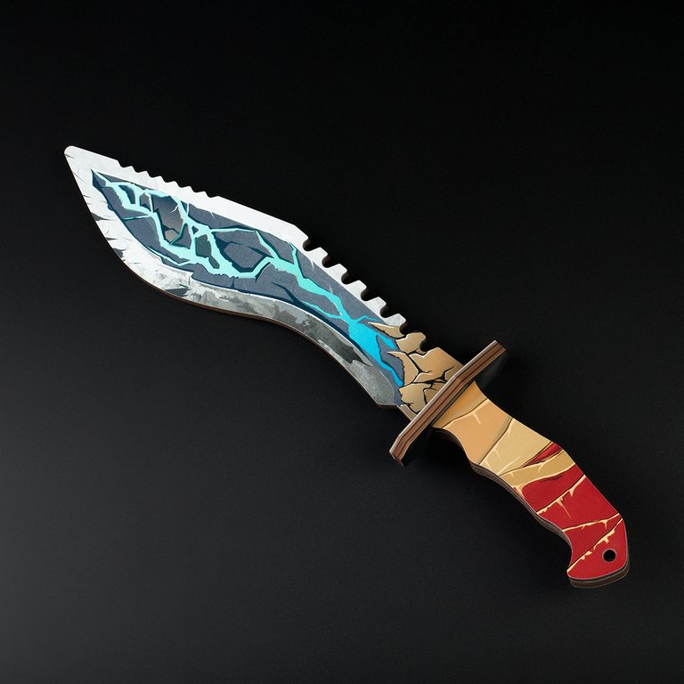 Игрушка Нож "Божественная сила", дерево ТРИ СОВЫ