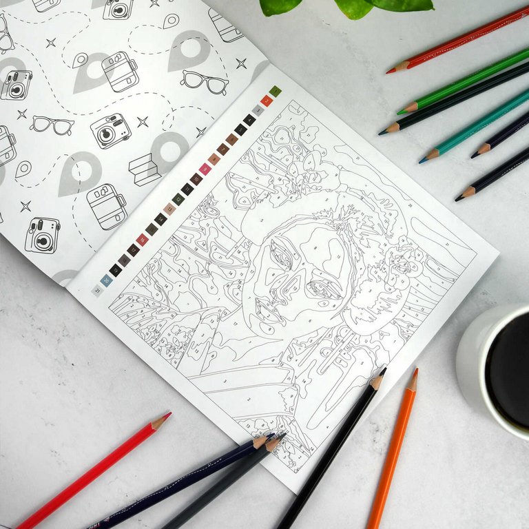 Раскраска по цифрам "Путешествия" 15 картин Феникс+