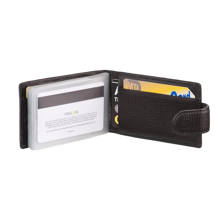 Визитница Dr.Koffer 11*7см на 48 визиток, черный