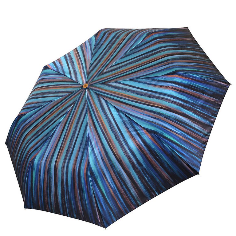 Зонт женский автомат Fabretti, облегченный, 3 сложения, сатин