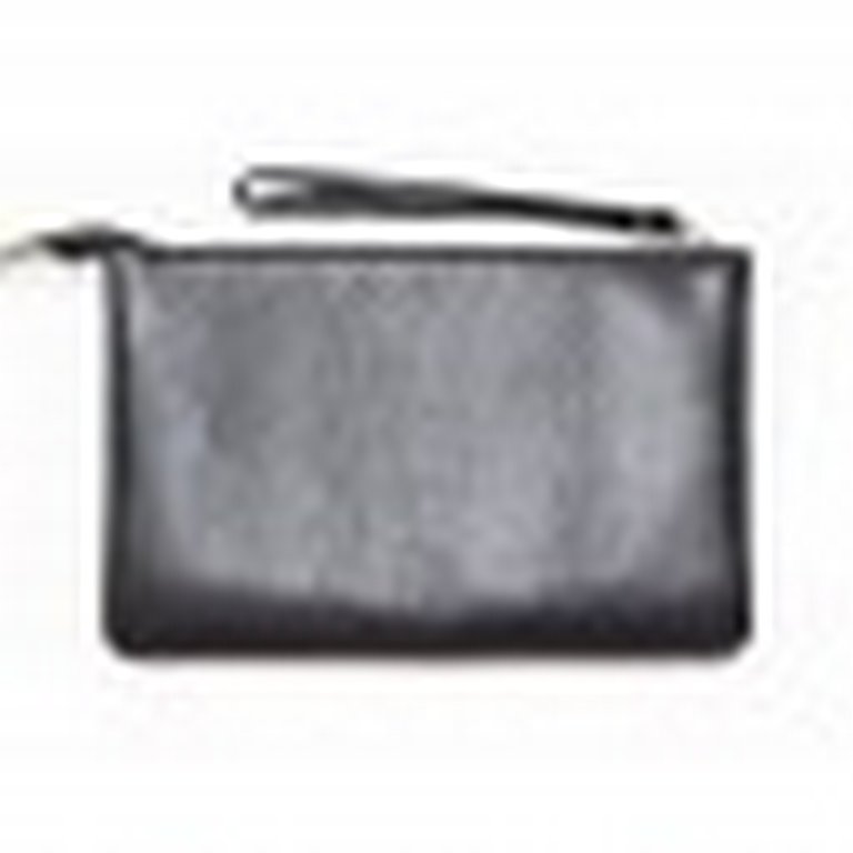 Сумка женская-клатч  D.Morelli , нат. кожа "Patch" серая