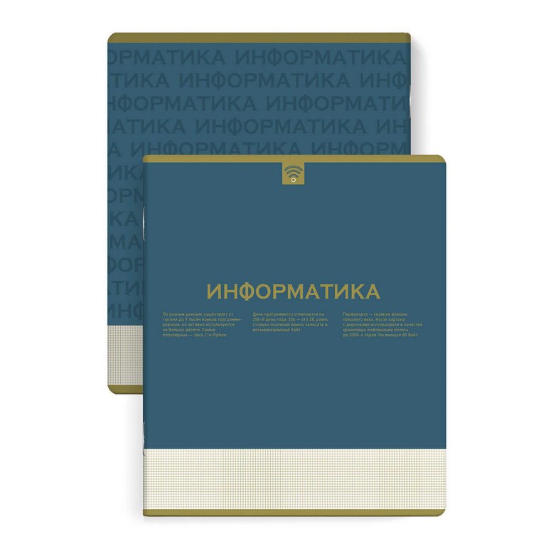 Тетрадь 48 лист кл. А5 на скрепке, со справ. мат-ом "НЕСКУЧНАЯ КЛАССИКА. ИНФОРМАТИКА"
