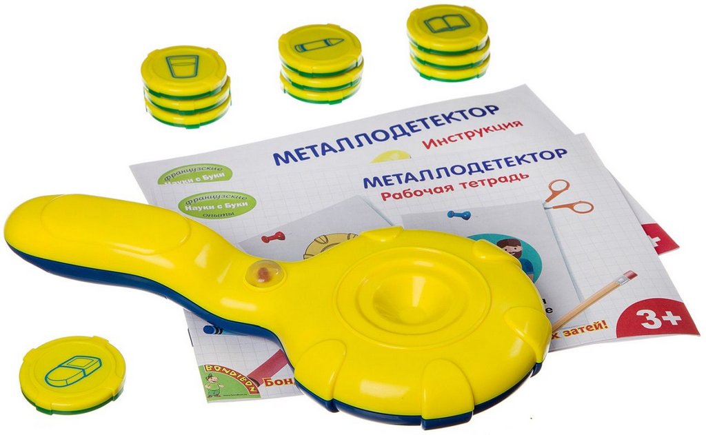 Игра научная .3+ Опыты "Металлодетектор" Bondibon  арт.  JS014
