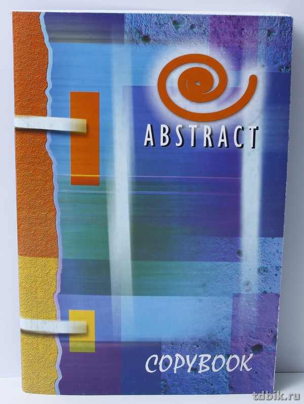 Тетрадь 80 лист кл. А4 на скрепке, обложка цветной картон