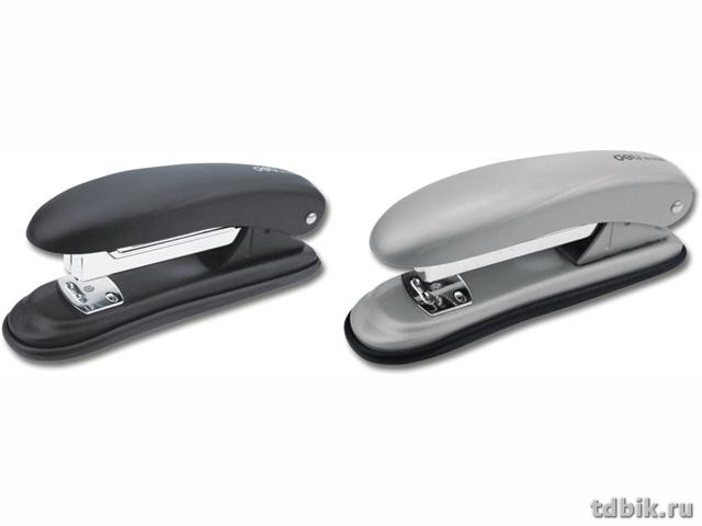 Степлер 24/6 до 25л металлический Deli ассорти