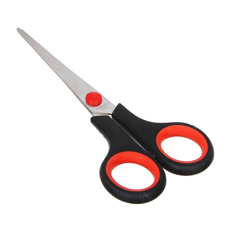 Ножницы 170 мм пластмас. эргоном. рукоятка с резиновыми вставками Attomex "Duo"